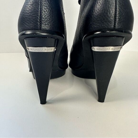 Michael Kors leather St. Marks peep toe booties - Picture 7 of 15